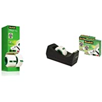 Scotch Magic Cinta adhesiva transparente 19 mm x 33 m- adhesivo para etiquetar +Magic Dispensador de cinta adhesiva…